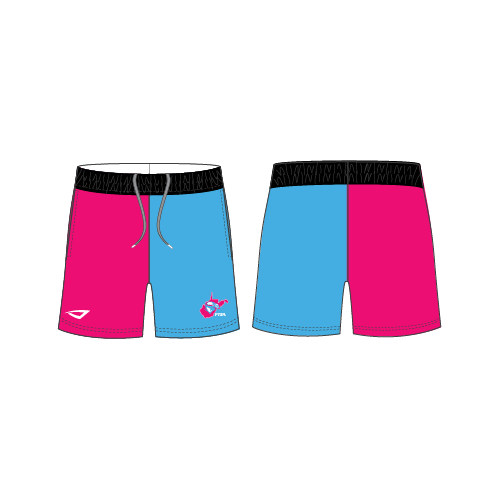 PYBA Mens Legacy Short - Columbia/Pink