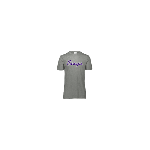 Womens Tri Blend - Script - Grey