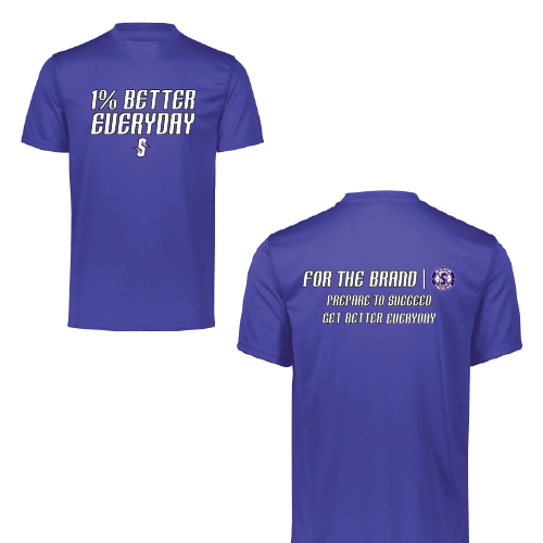 Mens SS Dri Fit - Purple